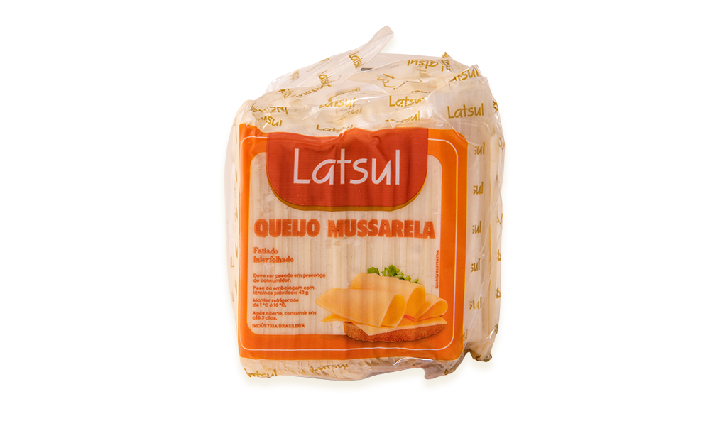 Queijo Mussarela Fatiado Interfolhado Latsul
